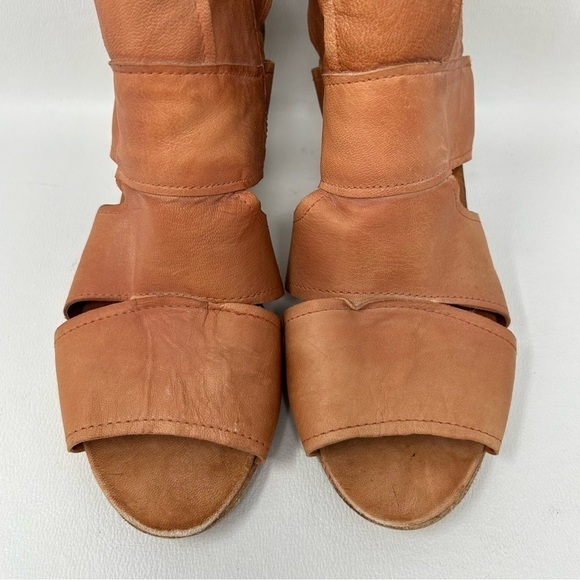 Free People Effie Block Heel Leather Ankle Boots, Women’s Size EU 41. - Picture 7 of 12